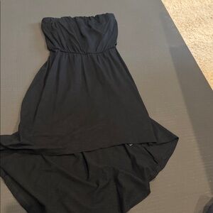 Express Black Strapless Dress